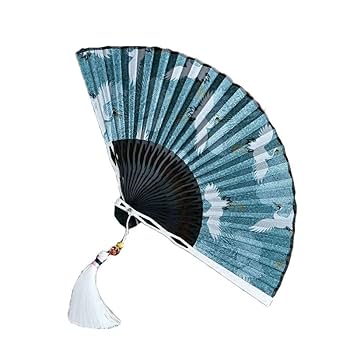Amazon.co.jp: 7寸 鉄扇 アルミ合金製 護身扇 青 : ホビー